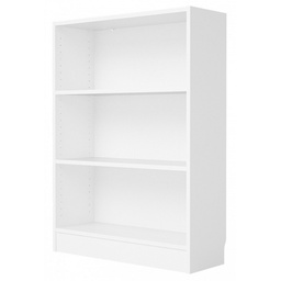 [CAP94887] Libreria scaffale basso bianco cm 80 x 26 x 107 h