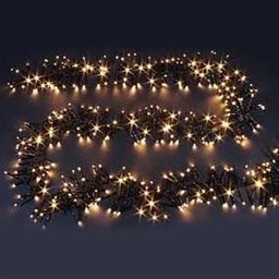 [V6057820000] Luce filo verde 384 miniled 3mm bianco controller alimentazione fissa 330xh270
