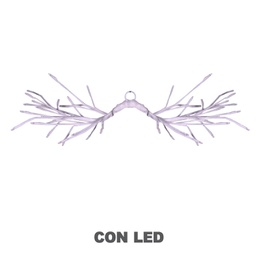 [V6086320000] Luce ramo 48 led bianco caldo cm60x30 alimentazione fissa uso esterno