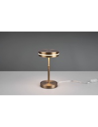 [TRIO526510104] Lume Moderno Comodino Disco Led Ottone Invecchiato Franklin Trio Lighting