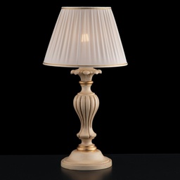 [BL180-LM-AV] Lume legno e pasta di legno avorio e foglia oro 1 luce dm.30