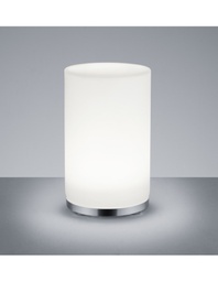 [TRIOR52221106] Lumetto John Cromo Vetro Bianco Led Rgbw Dimmerabile Ø12 cmTrio Lighting