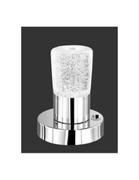 [TRIO529690100] Lumetto Lampada Da Tavolo Led Touch Cristo Vetro Puntinato Ø11 cm Trio Lighting