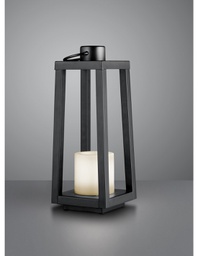 [TRIOR55176132] Lumetto Led per Esterno Effetto Candela Loja IP44 Nero Trio Lighting