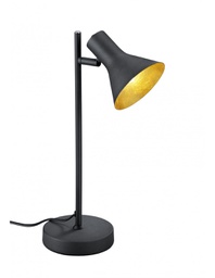 [TRIOR50161002] Lumetto Minimal Paralume Conico 1xE14 Nina Nero e Oro Trio Lighting