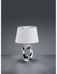 [TRIOR50511089] Lumetto Moderno Ceramica Argento Taba H33 cm Trio Lighting