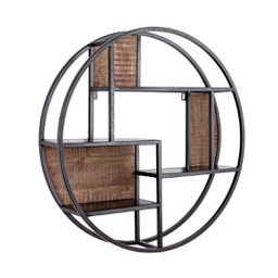 [B0245152] Mensola 3 ripiani Walton D80 cm stile industriale