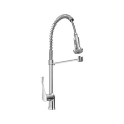 [BR401057] Miscelatore Lavello con molla Manopola Lunga serieKitchen