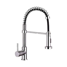 [FZ15530] Miscelatore da cucina con doccetta estraibile a molla cromato L 35 x P 9 x H 54 cm