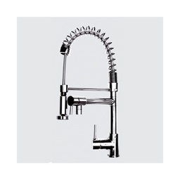 [FZ25912] Miscelatore da cucina con doccetta finitura cromo h.58x19 cm