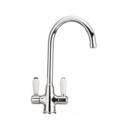 [FZ84168] Miscelatore da cucina cromato con comandi in ceramica Paini 84CR544 36.6 cm, 19.1 cm, 5 cm