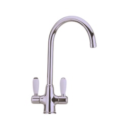 [FZ84154] Miscelatore da cucina satinato con comandi in ceramica Paini 84CN544 36.6 cm, 19.1 cm, 5 cm