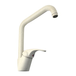 [DFLEX-239-R063-GA] Miscelatore lavello canna girevole mod. Quadro serie Marzia granito avena