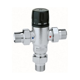 [DFLEX-323-521-400] Miscelatore termo anticalcare regolabile 1/2&quot;