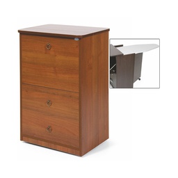[A10158] Mobile asse stiro Noce Antico legno nobilitato 3 cassetti cm 44x57xH.89