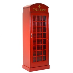 [V8039360000] Mobile cabina telefonica rosso h180 cm
