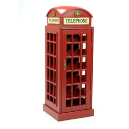 [V5028820000] Mobile cantinetta cabina telefonica inglese cm 44x44h120