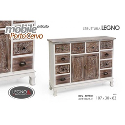 [GIC807930] Mobile consolle ingresso sala decape cm 107 x 30 x 83 h