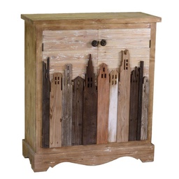 [V8039330000] Mobile in legno a due ante h100 cm