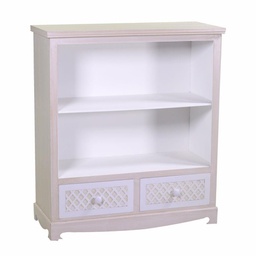 [V8038290000] Mobile lubecca libreria 2 piani+2 cassetti cm 85x35h95