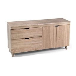 [GIC769832] Mobile soggiorno sala basso porta tv cm 140x 38 x 62 h rovere