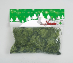 [052208] Muschio Lichene Verde Chiaro In Busta Piccola decorazione di Natale
