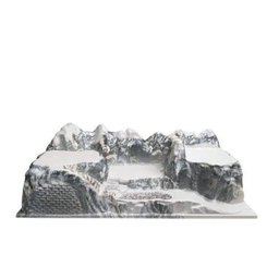 [2005980] My Village Base Dolomiti Per Villaggio Natalizio E Presepe 78X38X29Cm