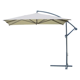 [DFL6132518] Ombrellone Quadro Da Giardino Decentrato A Braccio Mt 3 X 3