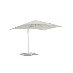 [19905523] Ombrellone braccio Eden bianco-naturale 2x3 m iperbriko