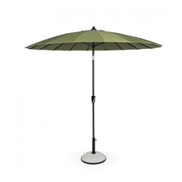 [B0795687] Ombrellone da giardino Atlanta cm 270x h240 con snodo Antracite-Olive