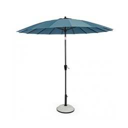 [B0795688] Ombrellone da giardino Atlanta cm 270x h240 con snodo Antracite-Pavone