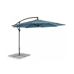 [19905177] Ombrellone da giardino con braccio a 360°Texas cm 300x h260 Antracite-Pavone iperbriko