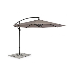 [B0795699] Ombrellone da giardino con braccio a 360°Texas cm 300x h260 Antracite-Tortora