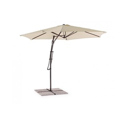 [B0795326] Ombrellone da giardino con braccio diametro 300x h253 cm SORRENTO Antracite-Natural