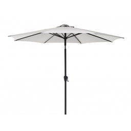 [1993713] Ombrellone ottagonale da giardino con snodo Bianco e Antracite PALMBEACH diametro 300x h230 cm