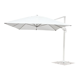 [2002395] Ombrellone rettangolare braccio laterale 4x3 metri bianco