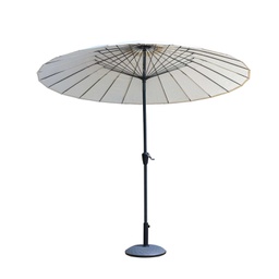 [V7301040000] Ombrellone tondo alluminio palo centrale 24 bacchette fibre di vetro cm ø270