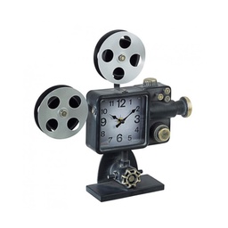 [B0182231] Orologio in ferro da tavolo Charles cinema
