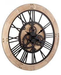 [B0181898] Orologio legno da parete Ticking