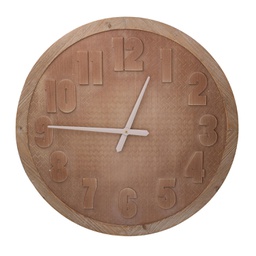 [V1868950000] Orologio legno marrone cmø74x3
