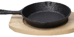 [19907791] Padella e Sottopentola in ghisa nero linea Fusion