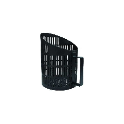 [1991969] Paletta Per Pellet Vigor Acciaio Nero Forata 15X18,5X22
