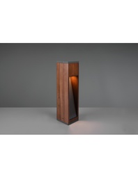 [TRIO509660130] Paletto Da Esterno Canning GU10 Legno Naturale IP54 Trio Lighting