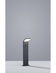 [TRIO521169142] Paletto Da Esterno Pearl Led IP54 Antracite H50 cm Sensore Di Movimento Trio Lighting