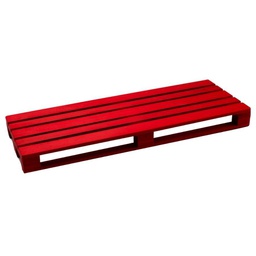 [V50314500RO] Pallet rosso cm40x15h3,5
