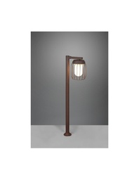 [TRIO410860124] Palo Da Esterno Tuela Diffusore Gabbia Ruggine IP44 Trio Lighting