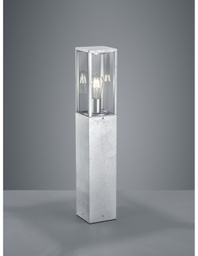 [TRIO401860186] Palo Squadrato per Esterno Garonne Zincato H80 cm Trio Lighting