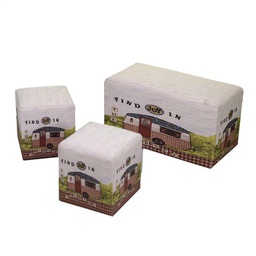 [V3812310000] Panca lino c-2 puff camper cm60x30h33