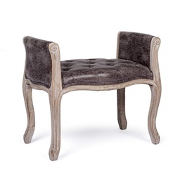 [B0743675] 2xPanca singola dark in tessuto effetto pelle stile design