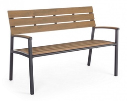 [B0662182] Panchina arredo giardino antracite Isak